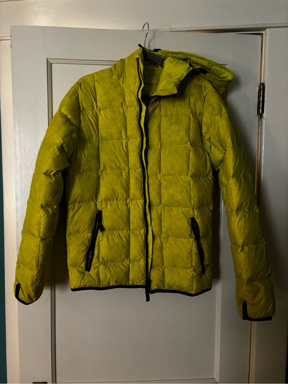 Rare Burton iDiom Men's Hooded Puffer Jacket Lime